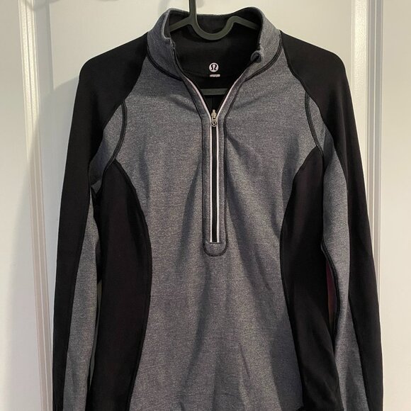 Lululemon Run UTurn Reversible Pullover Thumb Holes Quarter Zip - Picture 1 of 13